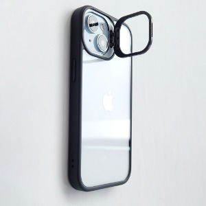 아이폰15 렌즈보호 투명 하드케이스