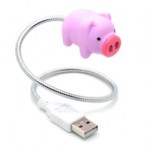 돼지코 USB LED 라이트 1+1